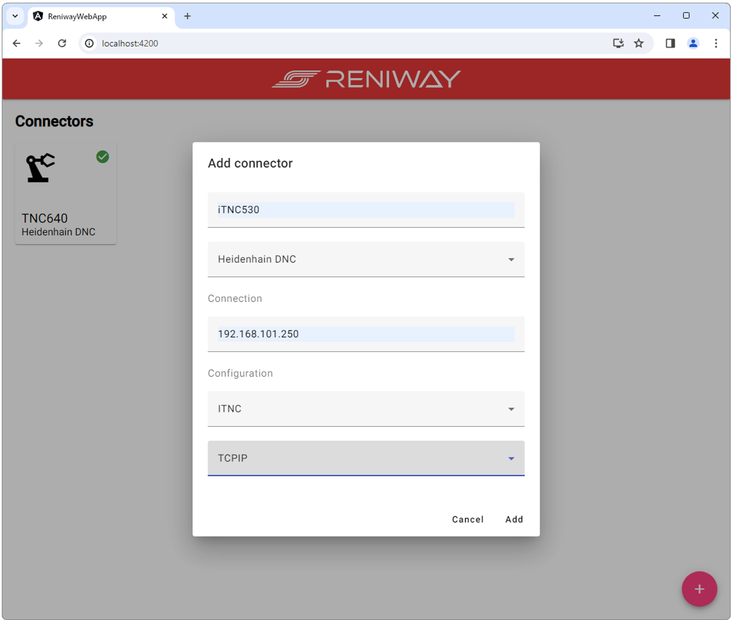 Reniver DNC Gateway UI